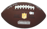 Joe Theisman / Doug Williams / Mark Rypien Auto Inscribed Football Beckett