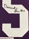 FRAMED DERRIUS GUICE AUTOGRAPHED SIGNED LSU TIGERS JERSEY JSA COA