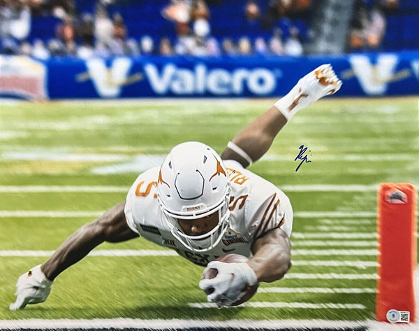 BIJAN ROBINSON SIGNED AUTOGRAPHED TEXAS LONGHORNS 16x20 PHOTO BECKETT