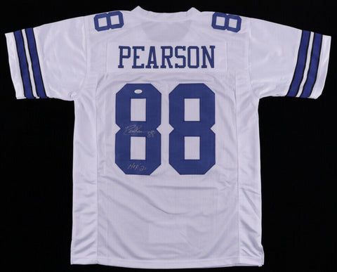 Drew Pearson Signed Dallas Cowboys Jersey Inscribed "HOF'21" (JSA COA)