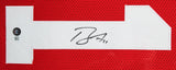 Brandon Aiyuk Authentic Signed Red Pro Style Framed Jersey BAS Witnessed 2