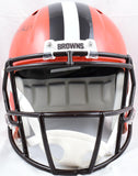 Ozzie Newsome Signed Browns F/S Speed Helmet w/HOF Dawg Pound- Beckett W Holo