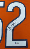 CHICAGO BEARS KHALIL MACK AUTOGRAPHED ORANGE NIKE JERSEY SIZE XL BECKETT 148307