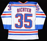 Mike Richter Signed Rangers Jersey Inscribed "94 Cup! (PSA) New York Goaltender