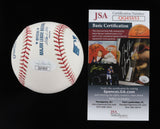 Jason Heyward Signed OML Baseball (JSA COA) Chicago Cubs 2016 World Series Champ