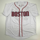 Autographed/Signed HANLEY RAMIREZ Boston White Baseball Jersey JSA COA Auto