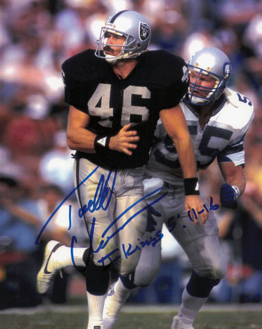 Todd Christensen Autographed Signed 8x10 Photo Oakland Raiders SKU #230378