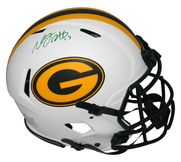 DAVANTE ADAMS SIGNED GREEN BAY PACKERS LUNAR AUTHENTIC SPEED HELMET BECKETT