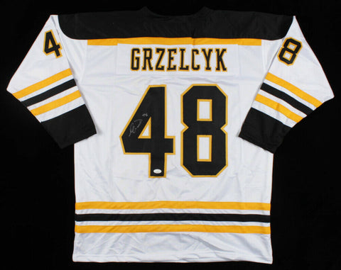 Matt Grzelcyk Signed Bruins Jersey (JSA COA) Boston 2019 Cup Finals Defenseman