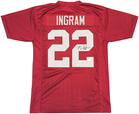 ALABAMA CRIMSON TIDE MARK INGRAM AUTOGRAPHED RED JERSEY PSA/DNA STOCK #234691