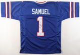 Curtis Samuel Signed Buffalo Bills Jersey (Beckett) Veteran Ohio State Receiver