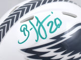 Brian Dawkins Autographed Eagles Salute 2024 Speed Mini Helmet - Beckett W Holo