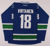 Jake Virtanen Signed Canucks Reebok Jersey (JSA COA) Vancouver Star Right Winger