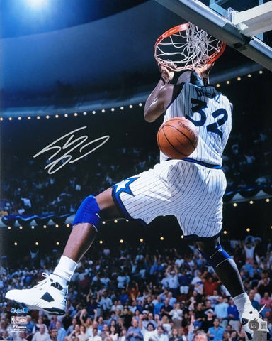 Shaquille O'Neal Autographed Orlando Magic 16x20 Photo Beckett Witnessed #4