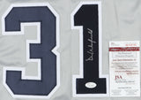 Dave Winfield Signed New York Yankee Jersey (JSA COA) 12xAll Star / 7xGold Glove