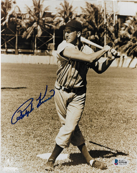 Ralph Kiner Autographed Pittsburgh Pirates 8x10 Photo Beckett Authenticated