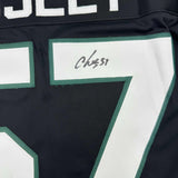 Autographed/Signed CJ C.J. Mosley New York Black Football Jersey Beckett BAS COA