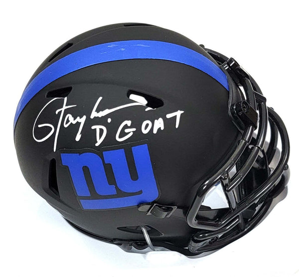 Lawrence Taylor Signed NY Giants Eclipse Speed Mini Helmet W/D G.O.A.T. Beckett