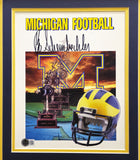 Bo Schembechler Autographed Framed 8x10 Photo Michigan Beckett QR #BM04039