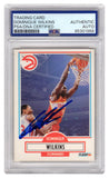 Dominique Wilkins Signed Hawks 1990-91 Fleer Basketball Card #6 - (PSA/DNA)