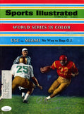 O.J. Simpson Signed Sports Illustrated Magazine 10/14/1968 Heisman JSA 36665