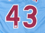 Nick Pivetta Signed Philadelphia Phillies Powder Blue Jersey (JSA COA) Pitcher