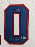 FRAMED PHILADELPHIA 76ERS "MO" MAURICE CHEEKS AUTOGRAPHED SIGNED JERSEY BAS COA