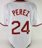 Tony Perez Signed Cincinnati Reds Jersey (JSA COA) Big Red Machine / HOF 2000