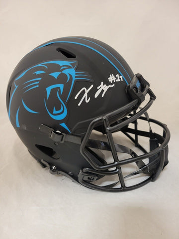 XAVIER LEGETTE SIGNED CAROLINA PANTHERS FS ECLIPSE SPEED AUTHENTIC HELMET BAS QR