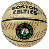 Derrick White Celtics Signed 2024 NBA Finals Champions Gold LE Basketball JSA