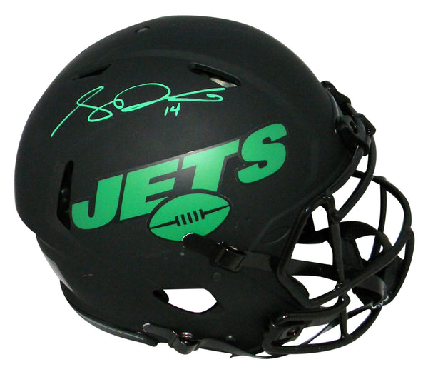 SAM DARNOLD SIGNED NEW YORK JETS ECLIPSE FULL SIZE AUTHENTIC SPEED HELMET BAS