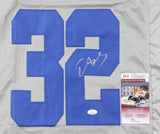 Edgerrin James Signed Indianapolis Colts Jersey (JSA COA) 4xPro Bowl Running Bk.