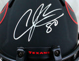 Andre Johnson Autographed Houston Texans F/S Eclipse Speed Helmet-JSA W Auth *Si