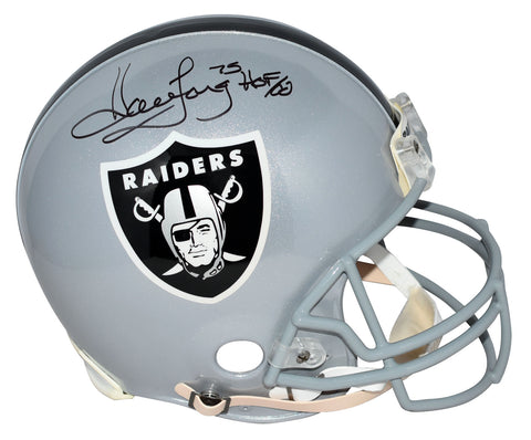 HOWIE LONG AUTOGRAPHED OAKLAND RAIDERS AUTHENTIC PROLINE HELMET JSA W/ HOF 00