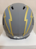 LADD MCCONKEY SIGNED LA CHARGERS SLATE SPEED MINI HELMET BECKETT QR