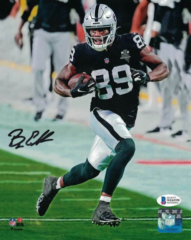 Bryan Edwards Autographed/Signed Las Vegas Raiders 8x10 Photo BAS 30687