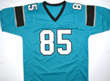 Ja'Tavion Sanders Autographed Teal Pro Style Jersey - Beckett W Hologram *Black