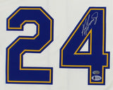 Ken Griffey Jr. Signed Seattle Mariners Nike Cream MLB Jersey