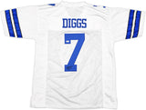 DALLAS COWBOYS TREVON DIGGS AUTOGRAPHED WHITE JERSEY PSA/DNA STOCK #233668