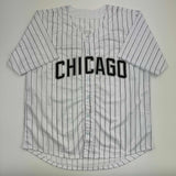 Autographed/Signed Paul Konerko Chicago Pinstripe Baseball Jersey JSA COA