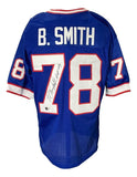 Bruce Smith Signed Buffalo Bills Jersey (Beckett COA) All Time Sack Leader w/200