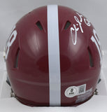 Chris Samuels Autographed Alabama Crimson Tide Speed Mini Helmet- Beckett W Holo