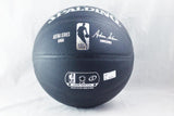 Giannis Antetokounmpo Signed Bucks Logo NBA Official Black Basketball - JSA W