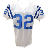 Edgerrin James Autographed/Signed Pro Style White sz L Jersey Beckett 48377