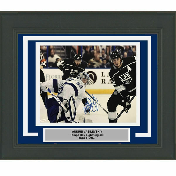 FRAMED Autographed/Signed ANDREI VASILEVSKIY Lightning 16x20 Photo JSA COA #2