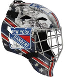 Henrik Lundqvist Autographed "HOF 23" Full Size Goalie Mask Fanatics LE 30