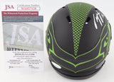 Tyler Lockett Signed Seattle Seahawks Eclipse Alternate Speed Mini Helmet (JSA)