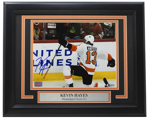 Kevin Hayes Signed Framed 8x10 Philadelphia Flyers Photo BAS