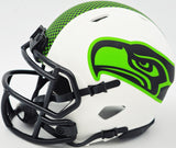 KENNETH WALKER III AUTOGRAPHED SEAHAWKS LUNAR ECLIPSE MINI HELMET BECKETT 235708