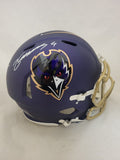 ZAY FLOWERS SIGNED BALTIMORE RAVENS F/S ALTERNATE SPEED AUTHENTIC HELMET BECKETT